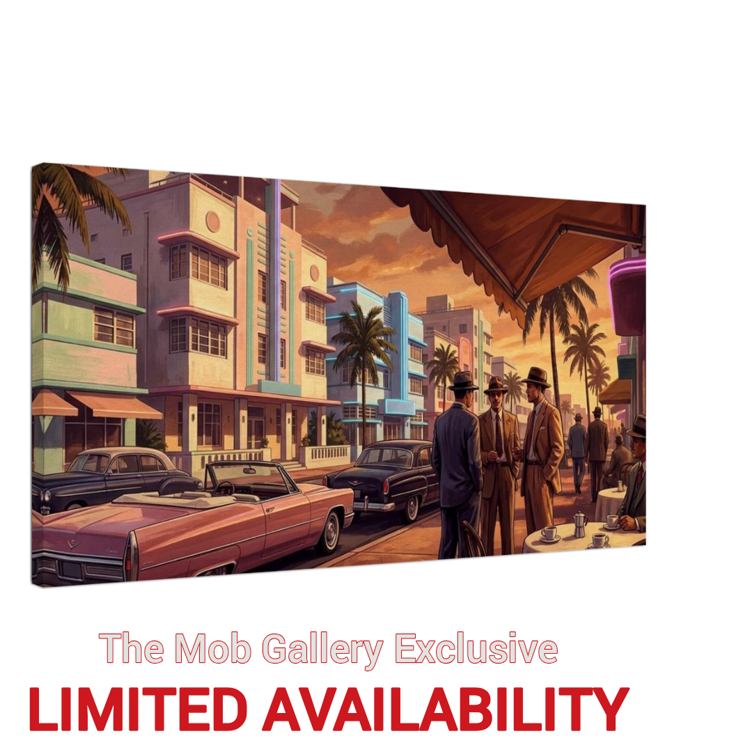 Miami Themed Cinematic Artwork