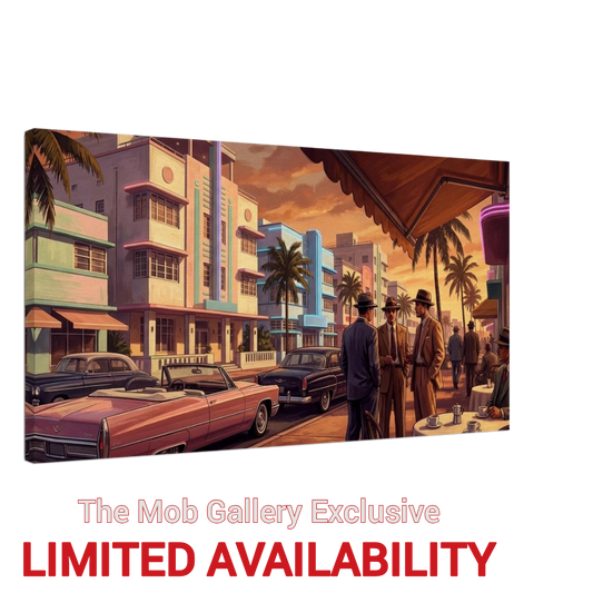 Miami Themed Cinematic Artwork