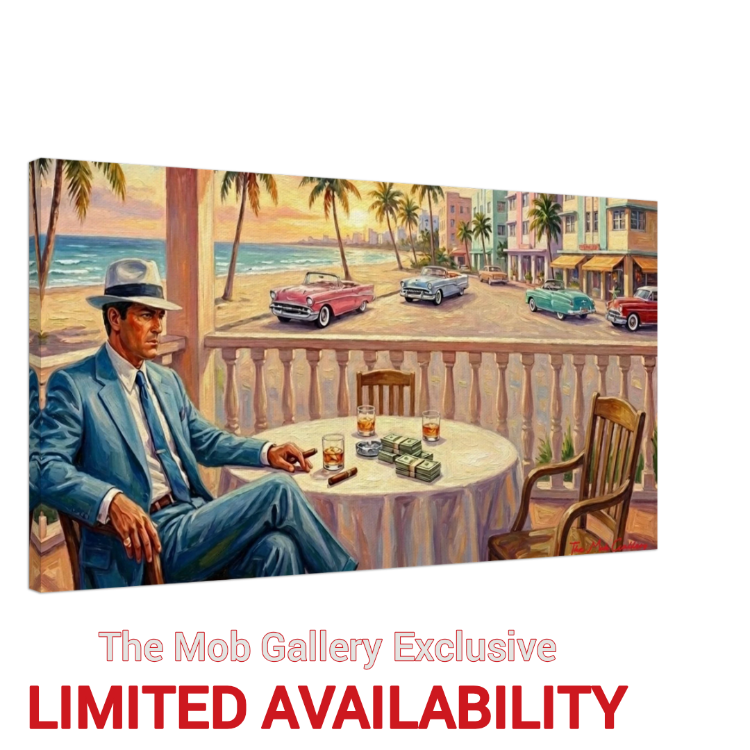 Oil-Style Miami Themed Artwork