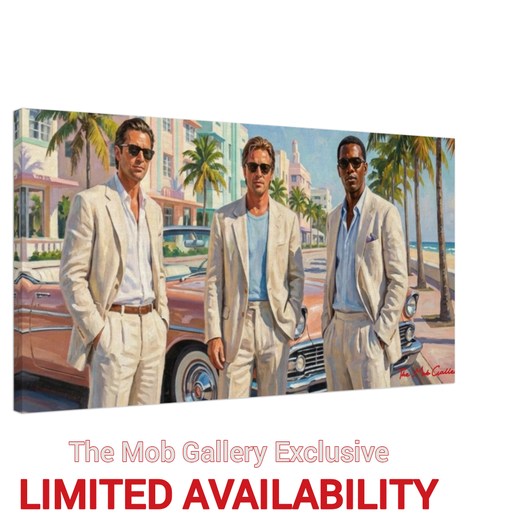 Oil-Style Miami Themed Artwork