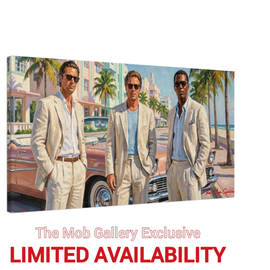 Oil-Style Miami Themed Artwork