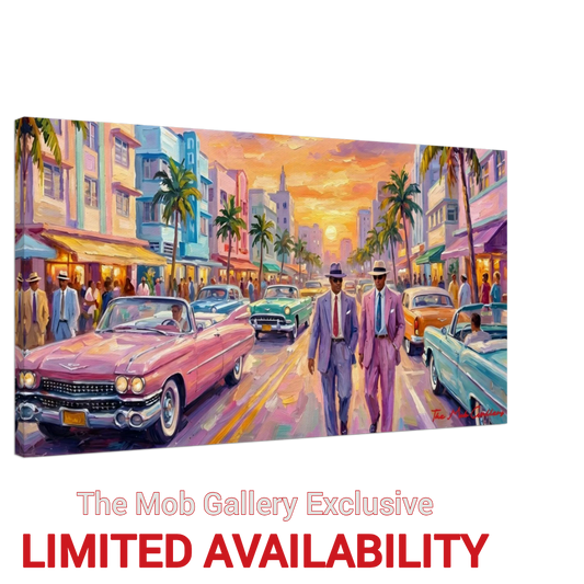 Oil-Style Miami Themed Artwork