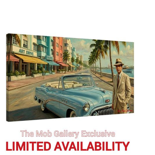 Oil-Style Miami Themed Artwork