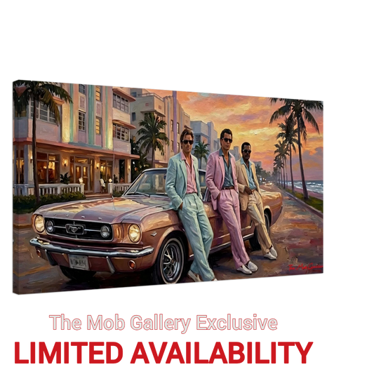 Oil-Style Miami Themed Artwork